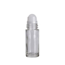 Empty Clear Round Glass Roll On Bottle Stick For Perfume